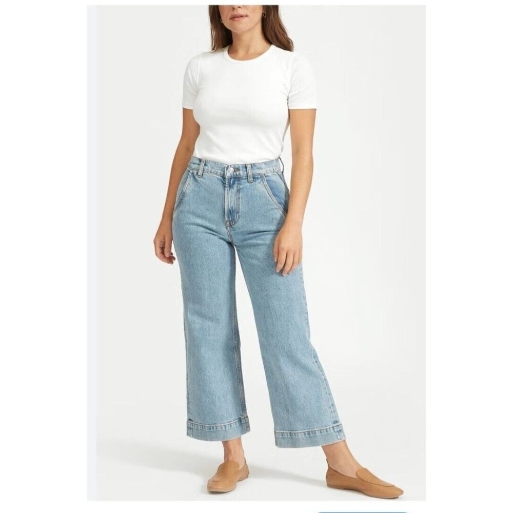 Everlane wide leg jeans Size 26